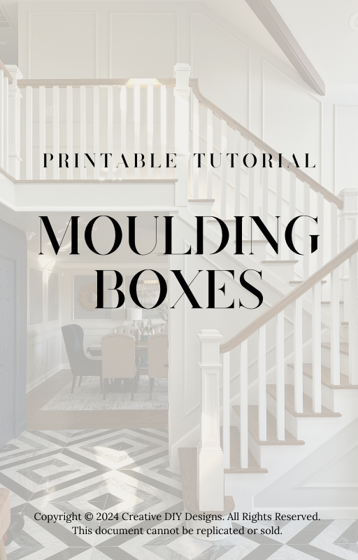 Moulding Boxes - Printable Tutorial